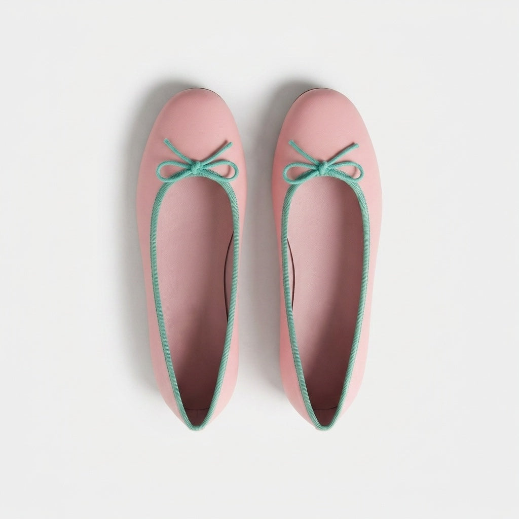 Ballerine Candy — coloris rose et vert