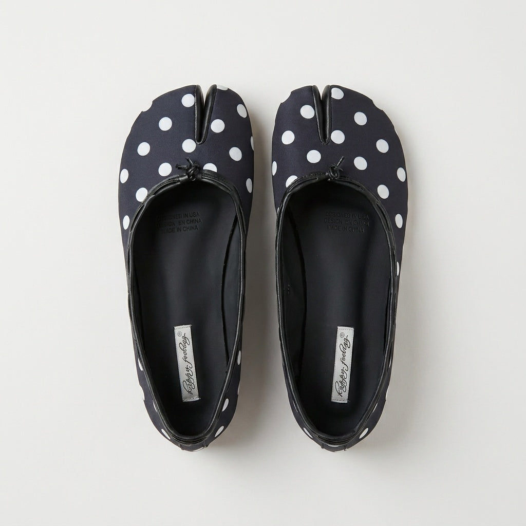 Tabi Polka — coloris bleu nuit