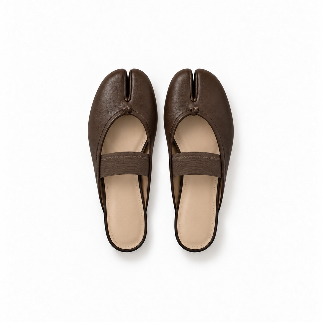 Tabi Mule Chocolat — coloris chocolat
