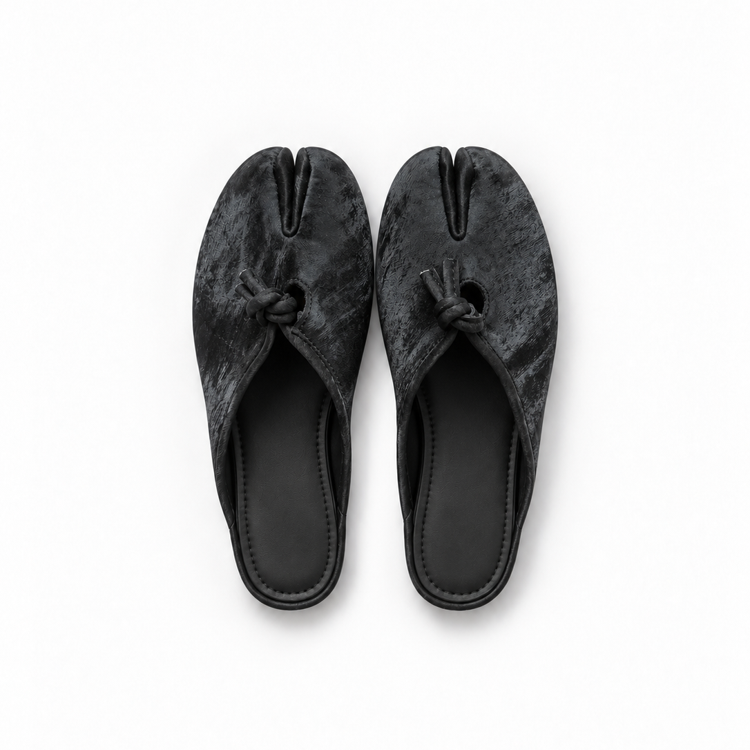 Tabi Mule I Réglisse — coloris noir