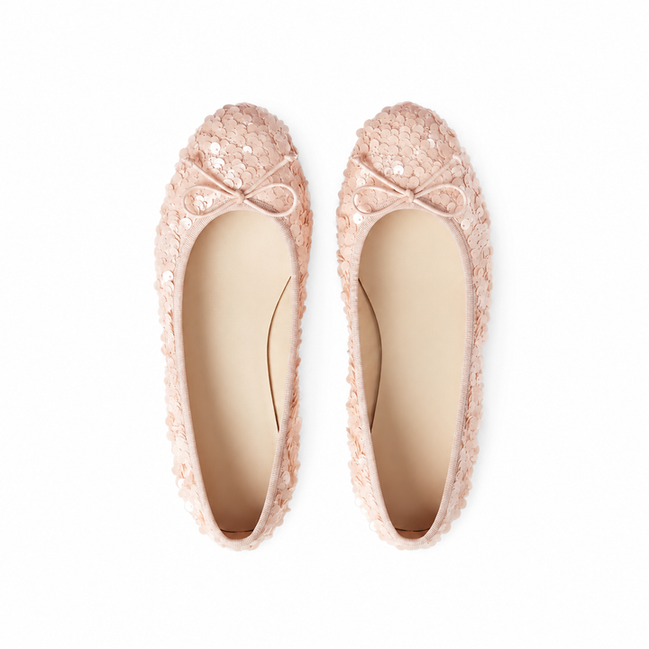 Ballerine Sequin — coloris rose clair