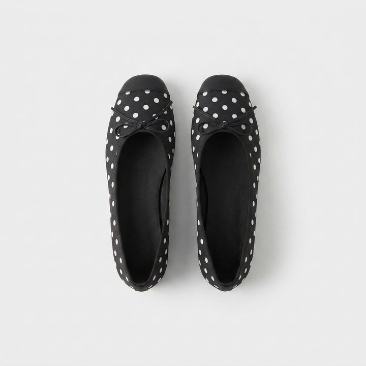 Ballerine Domino — coloris noir