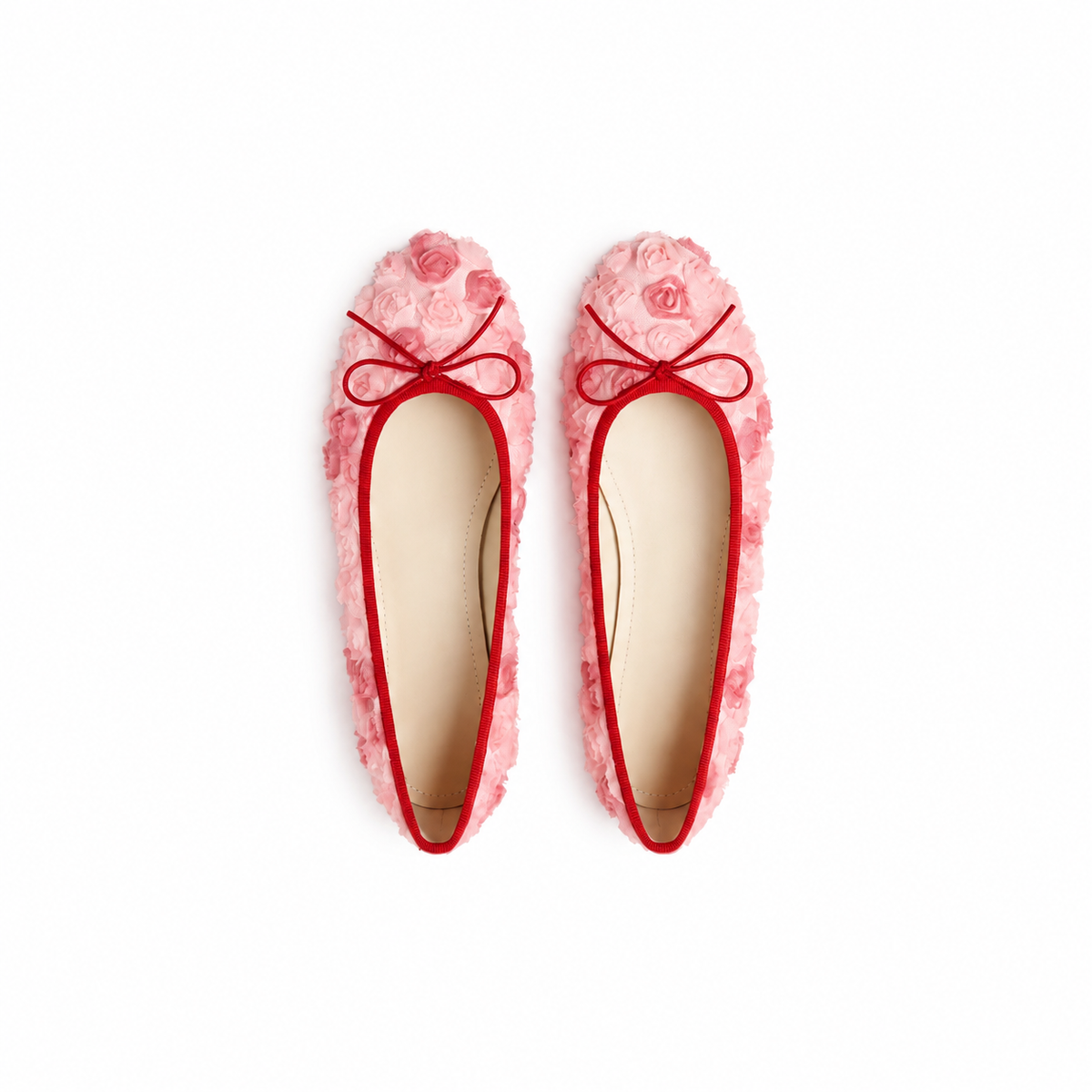 Ballerine Love — coloris rose et rouge