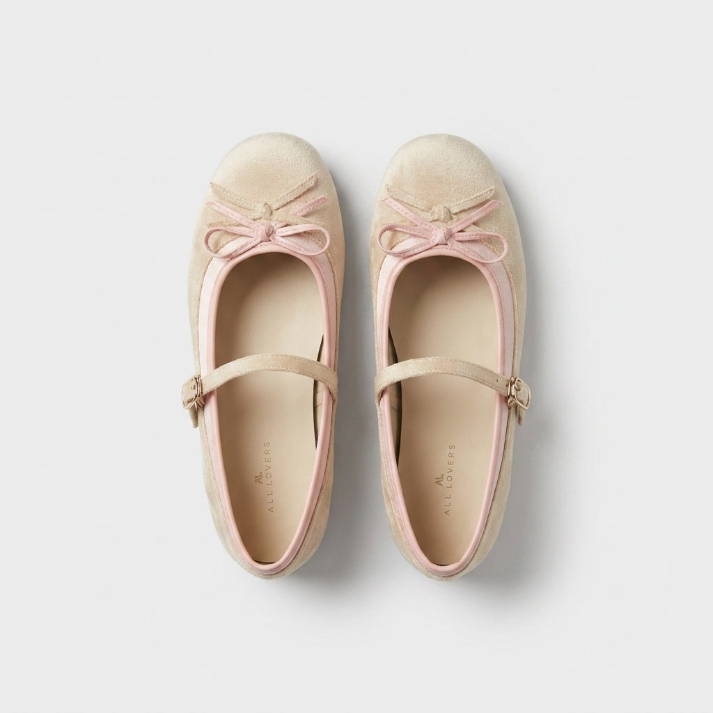 Ballerine Muse — coloris beige et rose