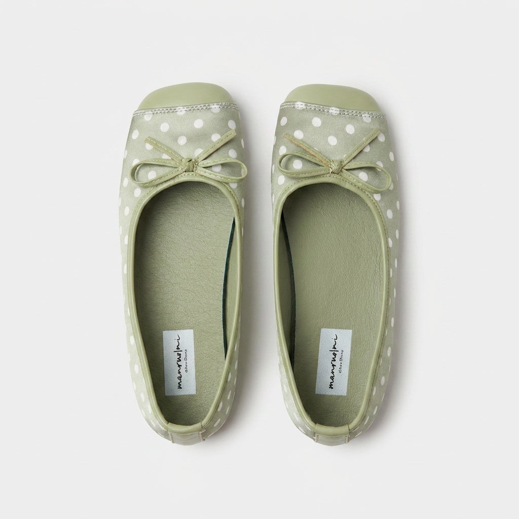 Ballerine Macha — coloris vert clair