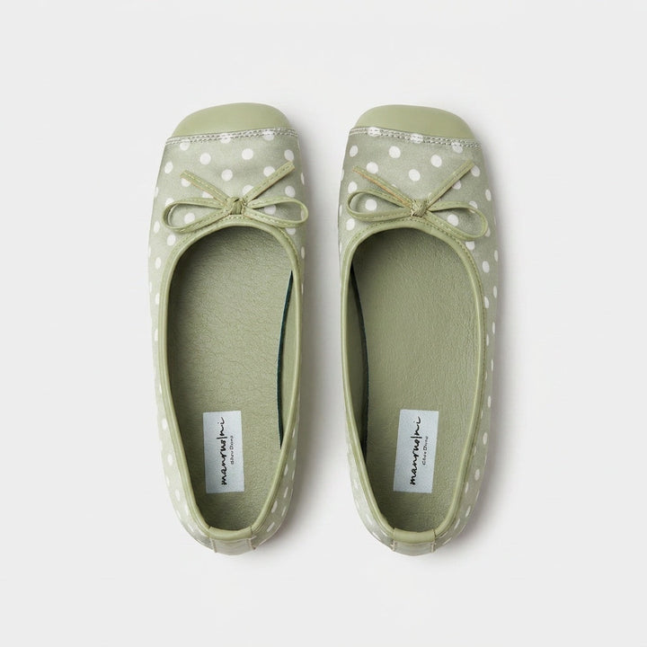 Ballerine Macha — coloris vert clair