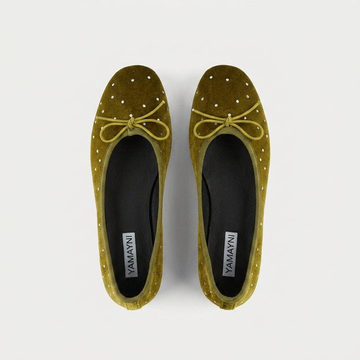 Ballerine Olive — coloris vert olive